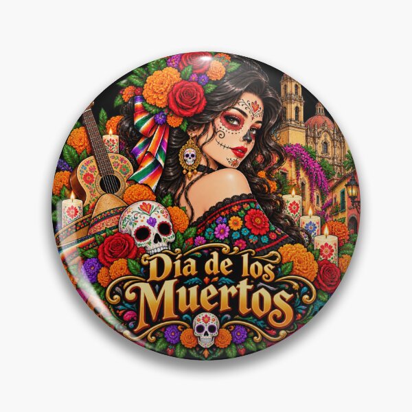 Item preview, Día de los Muertos – Marigold Beauty & Mexican Traditions designed and sold by OzyWear.