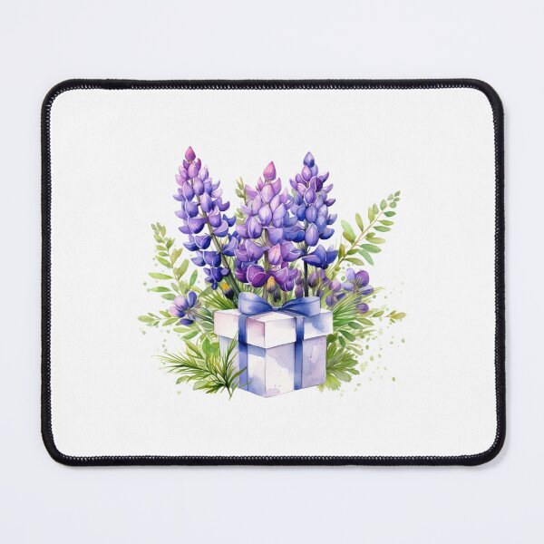 Item preview, Lupine Flower Gift | Elegant Botanical Floral Art designed and sold by Mandayartstudio.