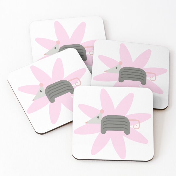 Item preview, Cute opossum (pink flower) designed and sold by Angieozvel.