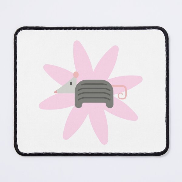 Item preview, Cute opossum (pink flower) designed and sold by Angieozvel.