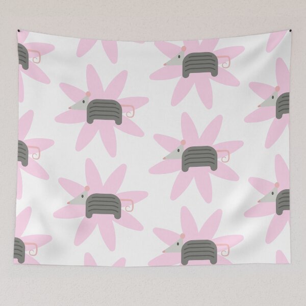 Item preview, Cute opossum (pink flower) designed and sold by Angieozvel.