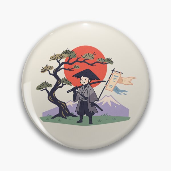 Item preview, Japanese Ronin Samurai | Mount Fuji Red Sun Warrior Art designed and sold by MrDev.