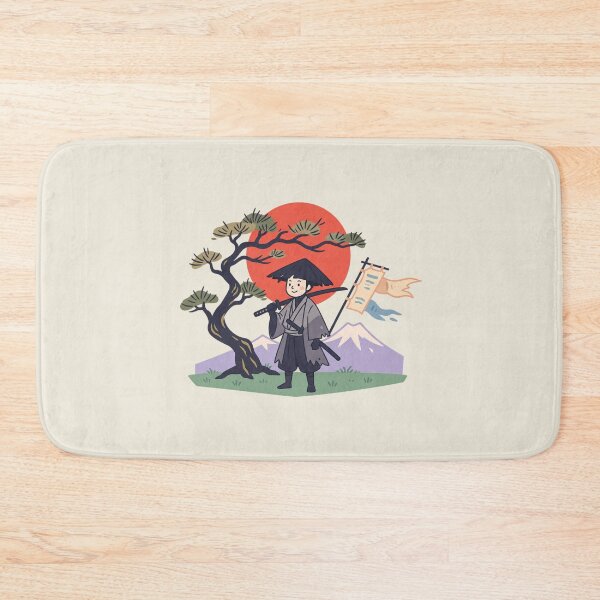 Item preview, Japanese Ronin Samurai | Mount Fuji Red Sun Warrior Art designed and sold by MrDev.