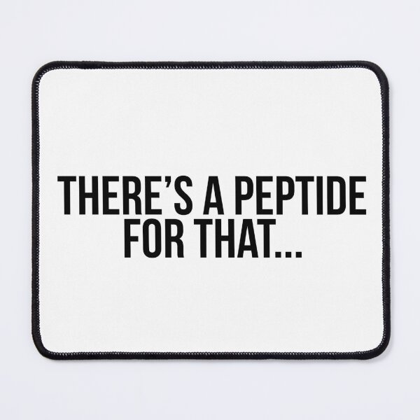 Item preview, There’s a Peptide for That – Funny Science & Fitness Humor designed and sold by Dondonmart.