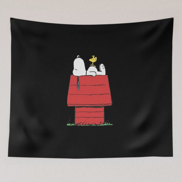 Item preview, Snoopy And Woodstock Resting On The Doghouse designed and sold by Kakgam.