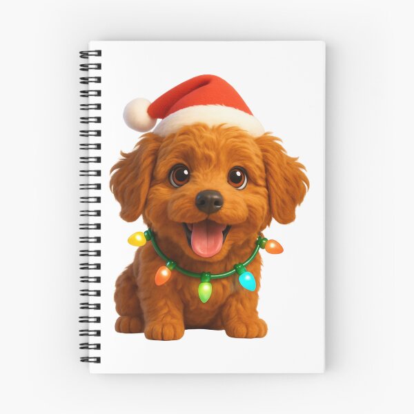 Item preview, Mini Labradoodle Dog Christmas Cheer designed and sold by Sillytoe.
