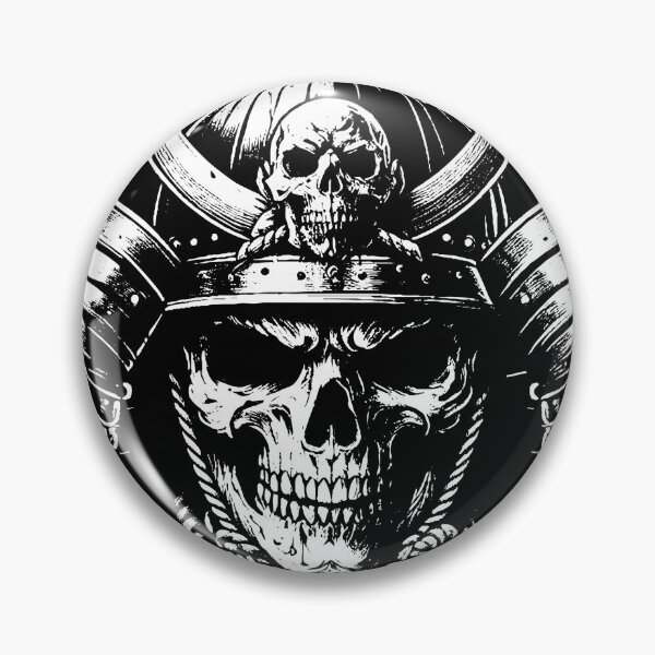 Item preview, Dark Art Japan Samurai Skull Warrior designed and sold by MORSPECTIVE.