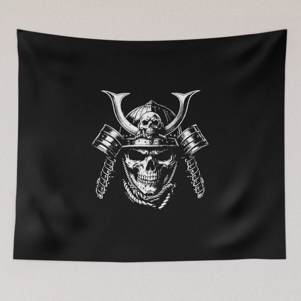 Item preview, Dark Art Japan Samurai Skull Warrior designed and sold by MORSPECTIVE.