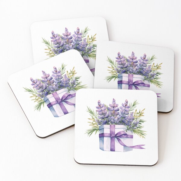 Item preview, Lupine Flower Gift | Elegant Botanical Floral Art designed and sold by Mandayartstudio.
