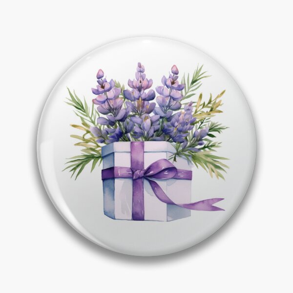 Item preview, Lupine Flower Gift | Elegant Botanical Floral Art designed and sold by Mandayartstudio.