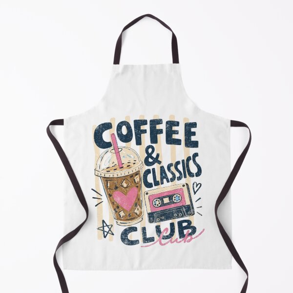 Item preview, Coffee & Classics Club — Iced Coffee & Retro Music designed and sold by Nacho Average Designs.