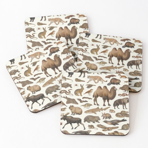 Item preview, Wild World in Brown Retro Style Identification Chart designed and sold by kakarikihill.