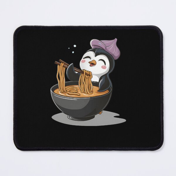 Item preview, The-Penguin-Eating-Noodles-With-Chopsticks designed and sold by bartonburt.