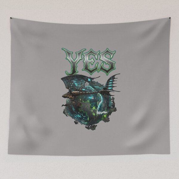 Item preview, Classic Rock Band Logo Airship Planet Graphic-3 designed and sold by SaskiasSanten.