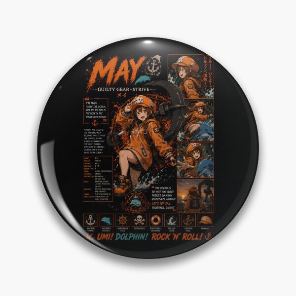 Item preview,  May Guilty Gear Strive Orange Character Collage designed and sold by SirLivy.