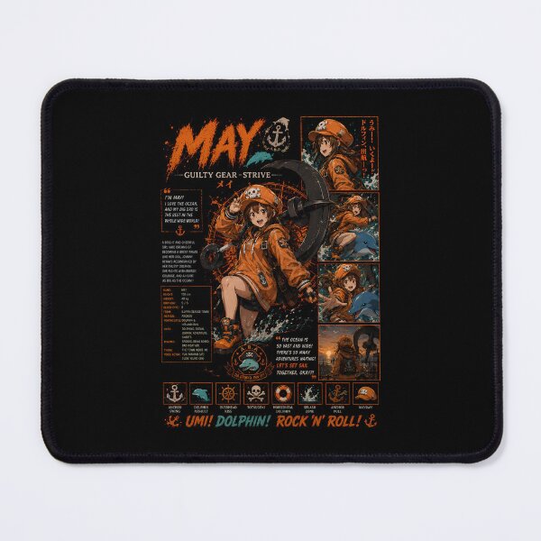 Item preview, May Guilty Gear Strive Orange Character Collage designed and sold by SirLivy.