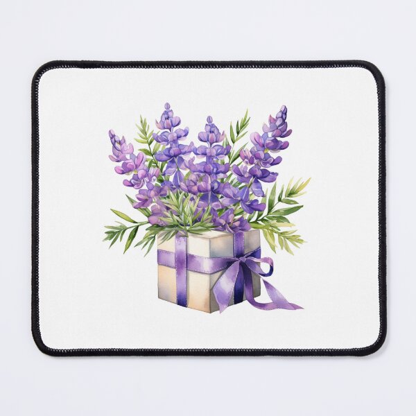 Item preview, Lupine Flower Gift | Elegant Botanical Floral Art designed and sold by Mandayartstudio.