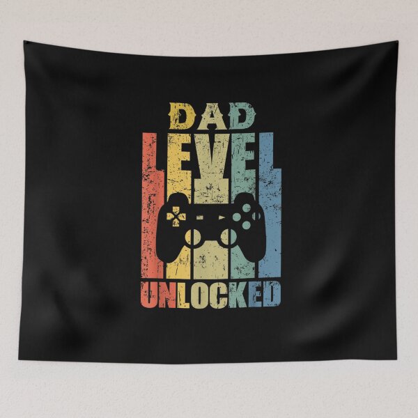 Item preview, Dad Level Unlocked Gamer Father Gaming Retro designed and sold by Enchensupz.