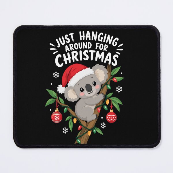 Item preview, Just Hanging Around for Christmas Koala | Funny Australian Animal Holiday designed and sold by mraihan.