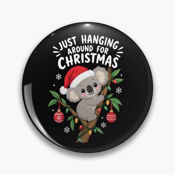 Item preview, Just Hanging Around for Christmas Koala | Funny Australian Animal Holiday designed and sold by mraihan.