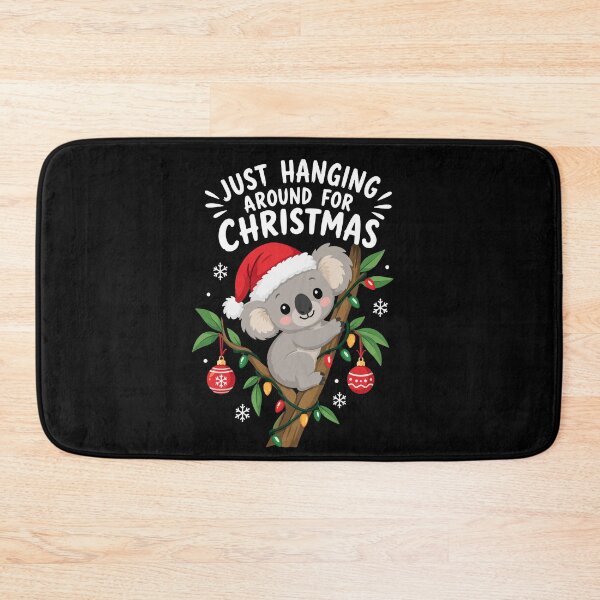 Item preview, Just Hanging Around for Christmas Koala | Funny Australian Animal Holiday designed and sold by mraihan.