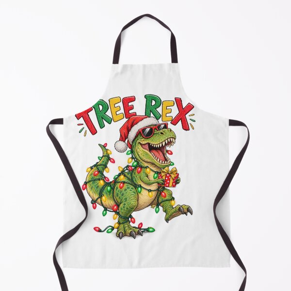 Item preview, Tree Rex Christmas Dinosaur with Festive Lights designed and sold by skyartdesign.