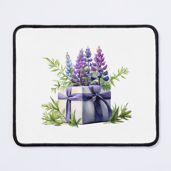 Item preview, Lupine Flower Gift | Elegant Botanical Floral Art designed and sold by Mandayartstudio.
