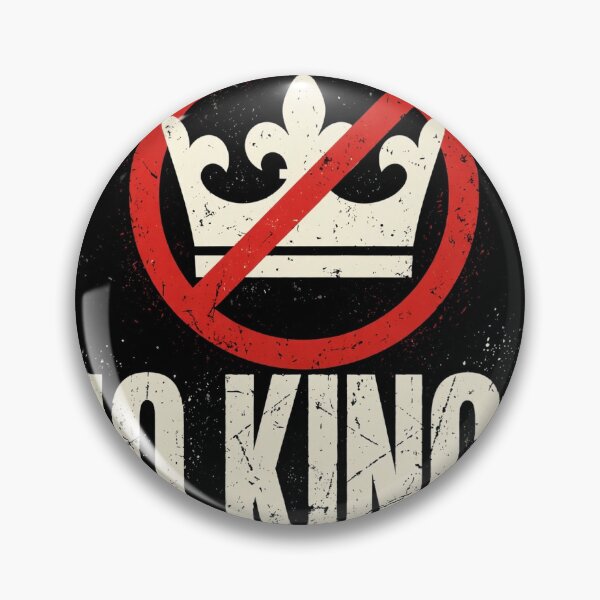 Item preview, No Kings – Anti Authoritarian Protest Sticker Design designed and sold by OuttaOrbitSlaps.