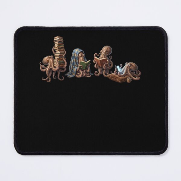Item preview, Octopus Book Reader Reading Dog Lover designed and sold by dian-rody-crest.