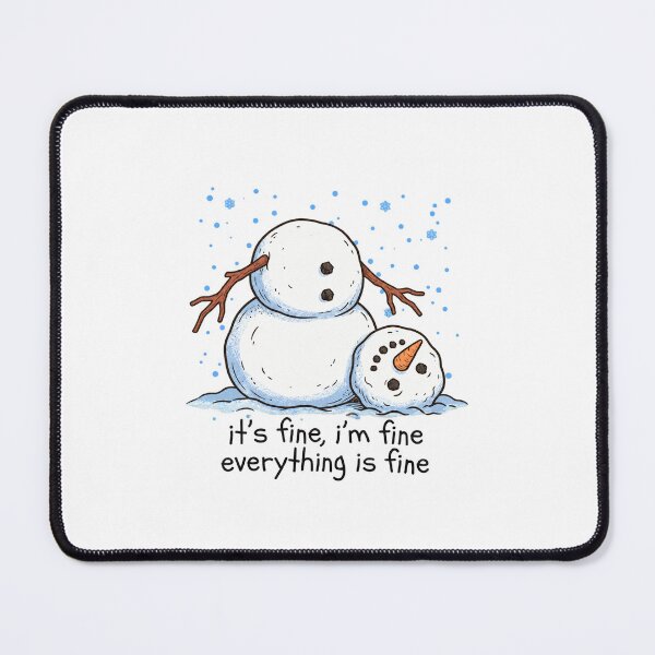 Item preview, Meltdown Snowman Christmas designed and sold by LorenaVirex.
