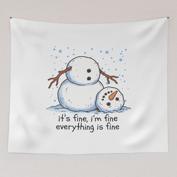 Item preview, Meltdown Snowman Christmas designed and sold by LorenaVirex.