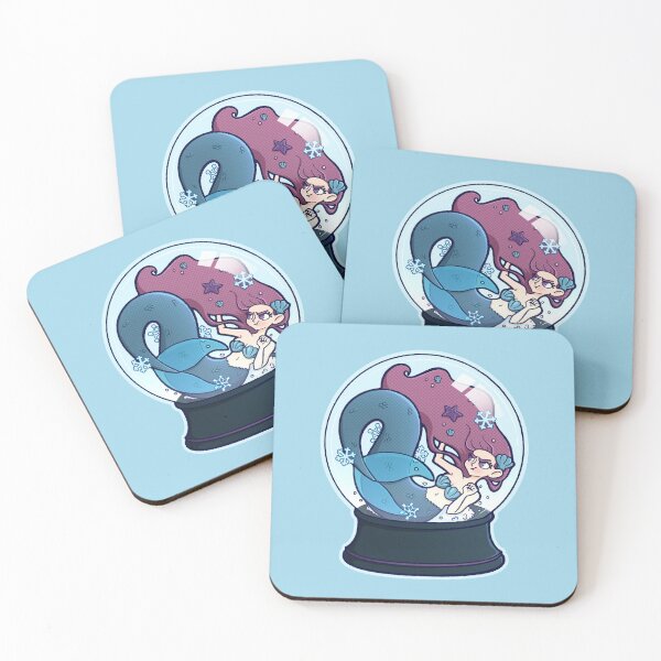 Item preview, Snowglobe Mermaid designed and sold by Stale-Cupcake-Scribbles.