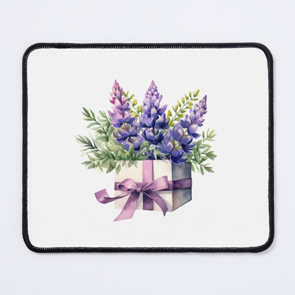 Item preview, Lupine Flower Gift | Elegant Botanical Floral Art designed and sold by Mandayartstudio.