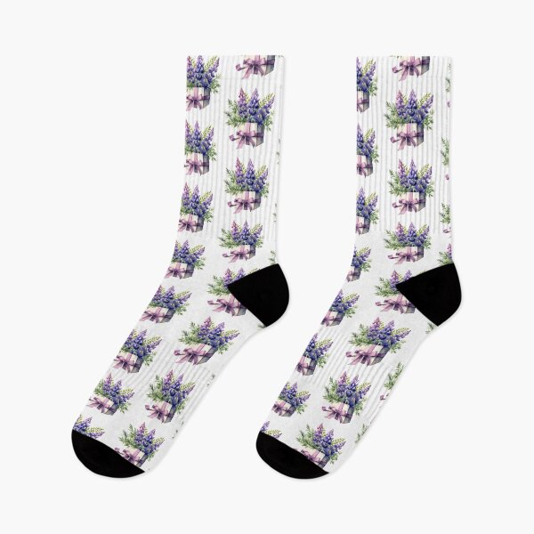 Item preview, Lupine Flower Gift | Elegant Botanical Floral Art designed and sold by Mandayartstudio.