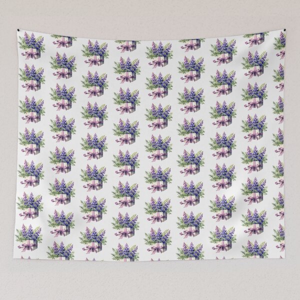 Item preview, Lupine Flower Gift | Elegant Botanical Floral Art designed and sold by Mandayartstudio.