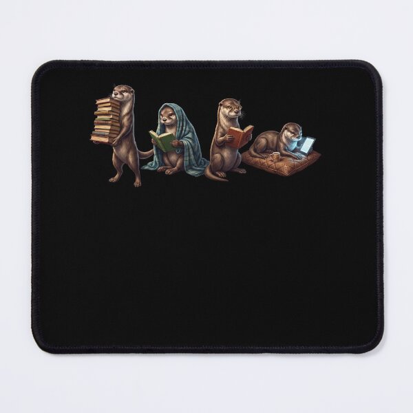 Item preview, Otter Book Reader Reading Dog Lover designed and sold by dian-rody-crest.