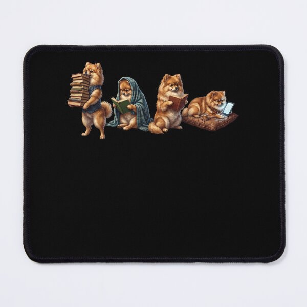 Item preview, Pomeranian Book Reader Reading Dog Lover designed and sold by dian-rody-crest.