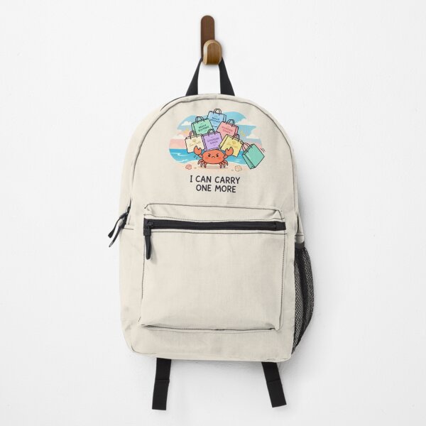 Item preview, I Can Carry One More | Funny Crab Beach Shopping designed and sold by MrDev.