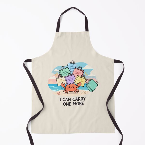 Item preview, I Can Carry One More | Funny Crab Beach Shopping designed and sold by MrDev.
