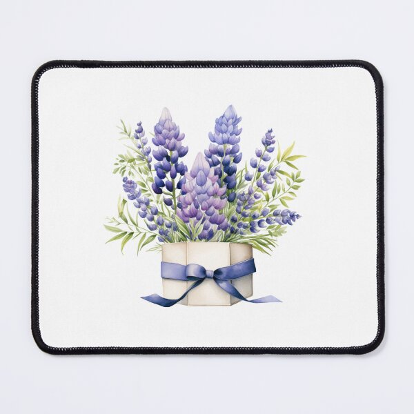 Item preview, Lupine Flower Gift | Elegant Botanical Floral Art designed and sold by Mandayartstudio.