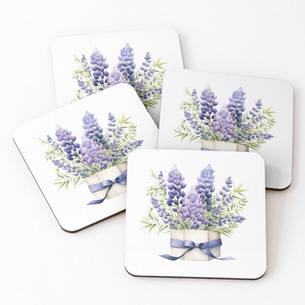 Item preview, Lupine Flower Gift | Elegant Botanical Floral Art designed and sold by Mandayartstudio.
