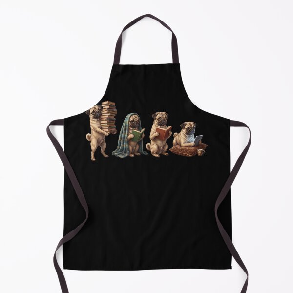 Item preview, Pug Book Reader Reading Dog Lover designed and sold by dian-rody-crest.