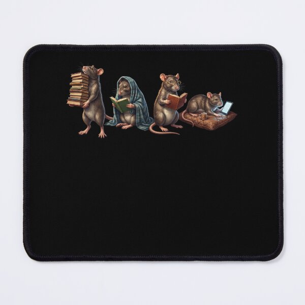 Item preview, Rat Book Reader Reading Dog Lover designed and sold by dian-rody-crest.