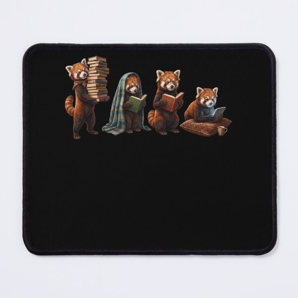 Item preview, Red Panda Book Reader Reading Dog Lover designed and sold by dian-rody-crest.