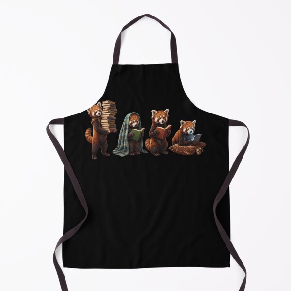 Item preview, Red Panda Book Reader Reading Dog Lover designed and sold by dian-rody-crest.