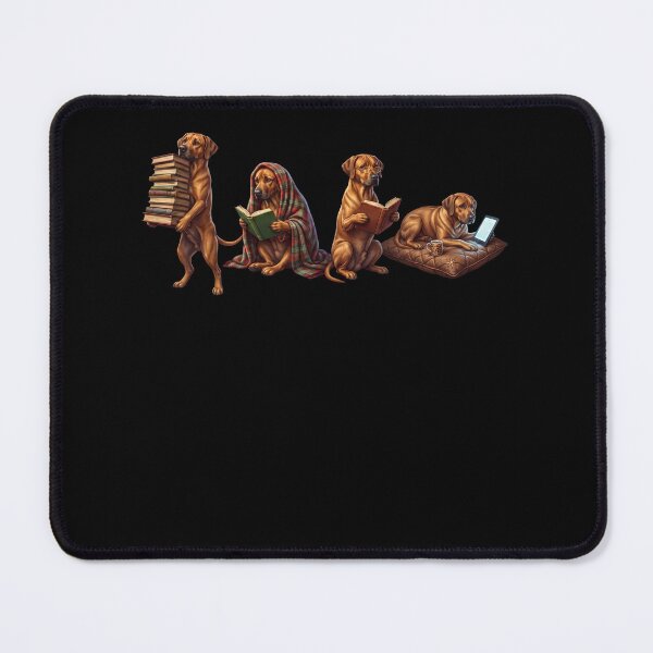 Item preview, Rhodesian Ridgeback Book Reader Reading Dog Lover designed and sold by dian-rody-crest.