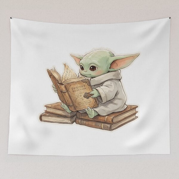 Item preview, BABY YODA ANTIQUE BOOK designed and sold by melyverso.