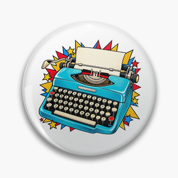 Item preview, Vintage Typewriter - Pop Art Retro Design designed and sold by Myra365Art.