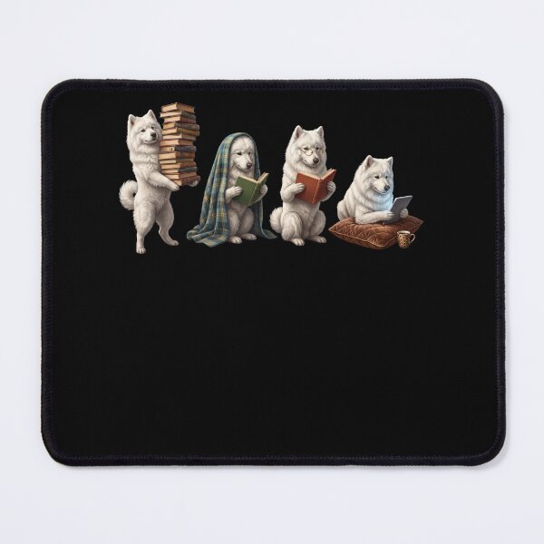 Item preview, Samoyed Book Reader Reading Dog Lover designed and sold by dian-rody-crest.