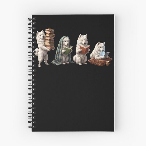Item preview, Samoyed Book Reader Reading Dog Lover designed and sold by dian-rody-crest.